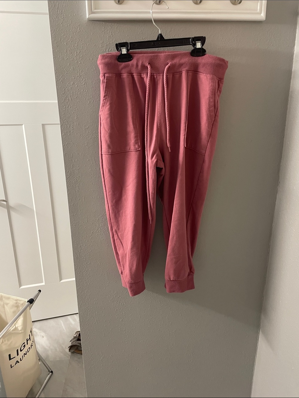 Women’s Mauve Pink Jogger Sweatpants - Soft Drawstring Bottoms